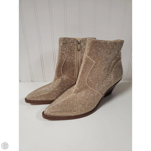 Boots Western By Jessica Simpson In Gold, Size: 9