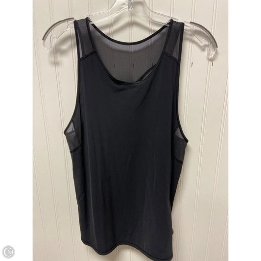 Athletic Tank Top By Lululemon In Black, Size: M