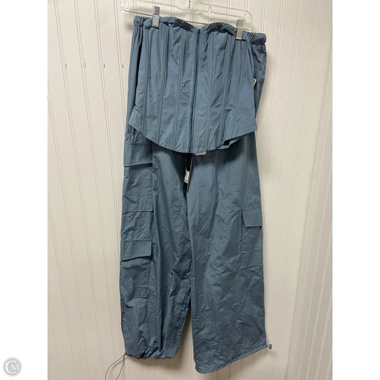 Pants Set 2pc By Fashion Nova In Blue, Size: 12