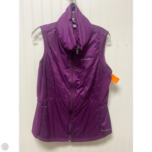 Vest Puffer & Quilted By Columbia In Purple, Size: M