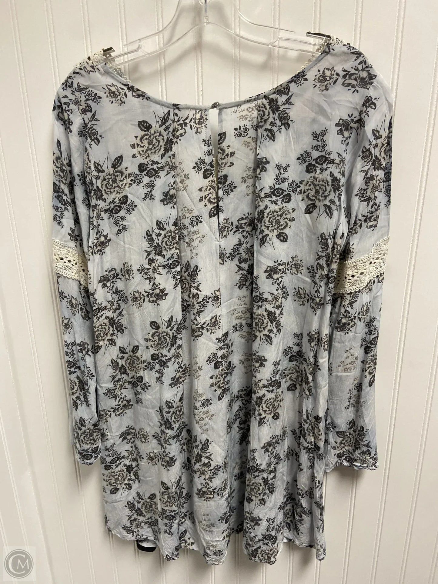 Tunic Long Sleeve By Umgee In Blue, Size: S