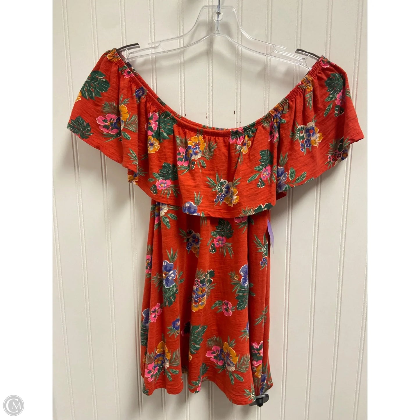 Top Sleeveless By Old Navy In Tropical Print, Size: Xs