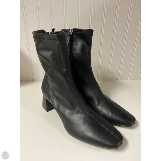 Boots Ankle Heels By Zara In Black, Size: 8.5