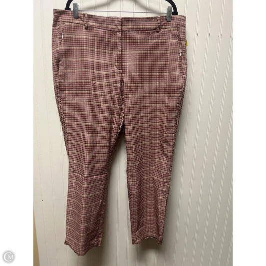 Pants Leggings By Lane Bryant In Plaid Pattern, Size: 22