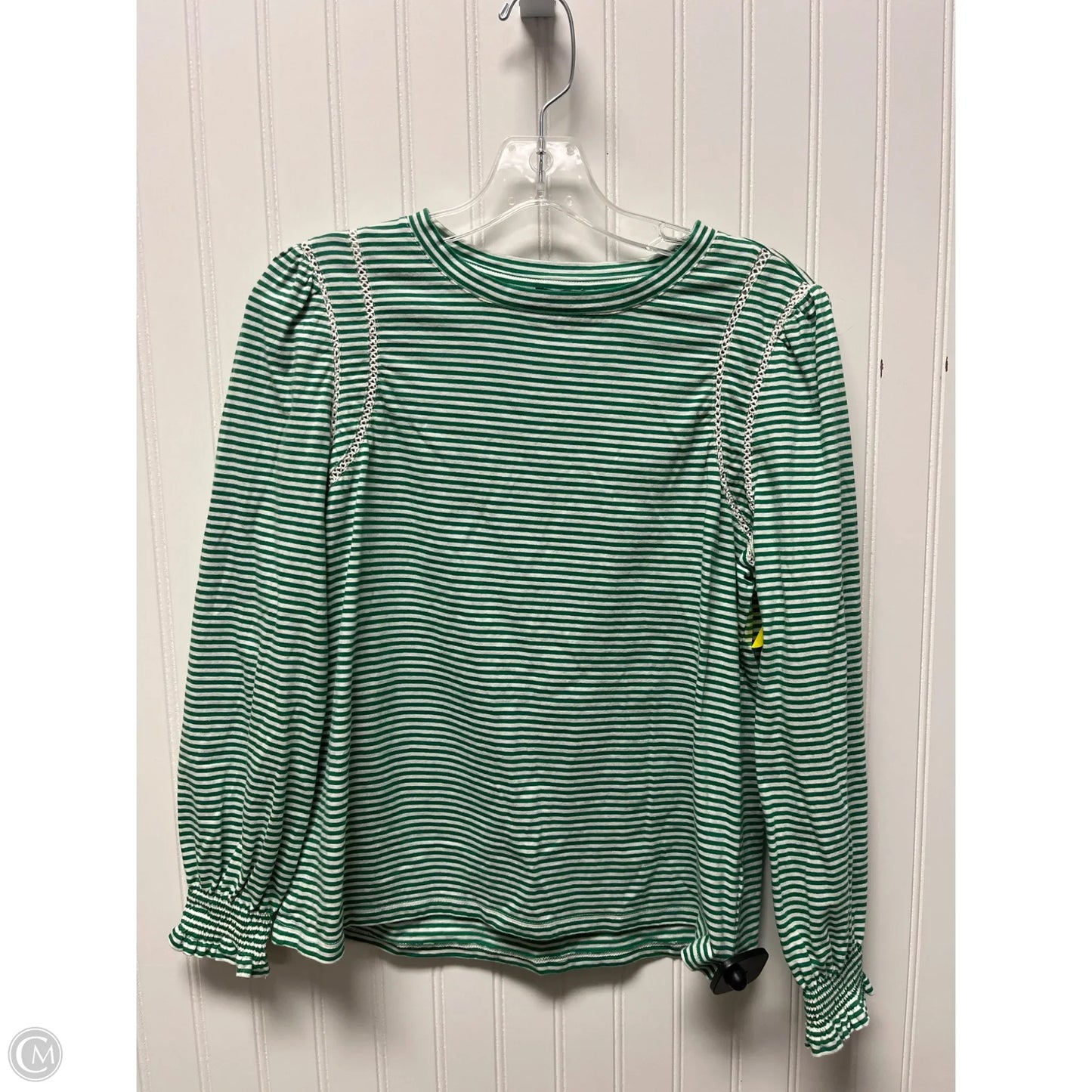 Top Long Sleeve By Talbots In Striped Pattern, Size: Mp