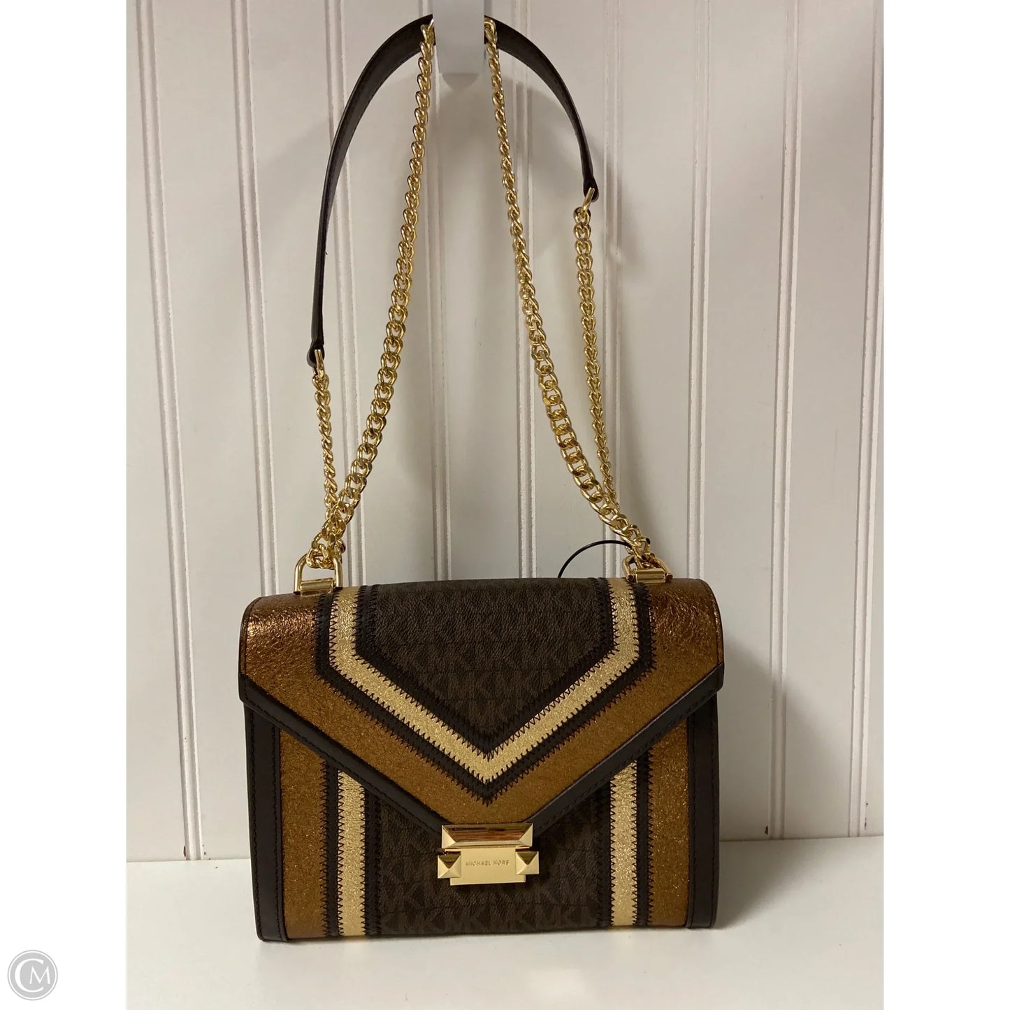 Crossbody Designer By Michael Kors, Size: Medium