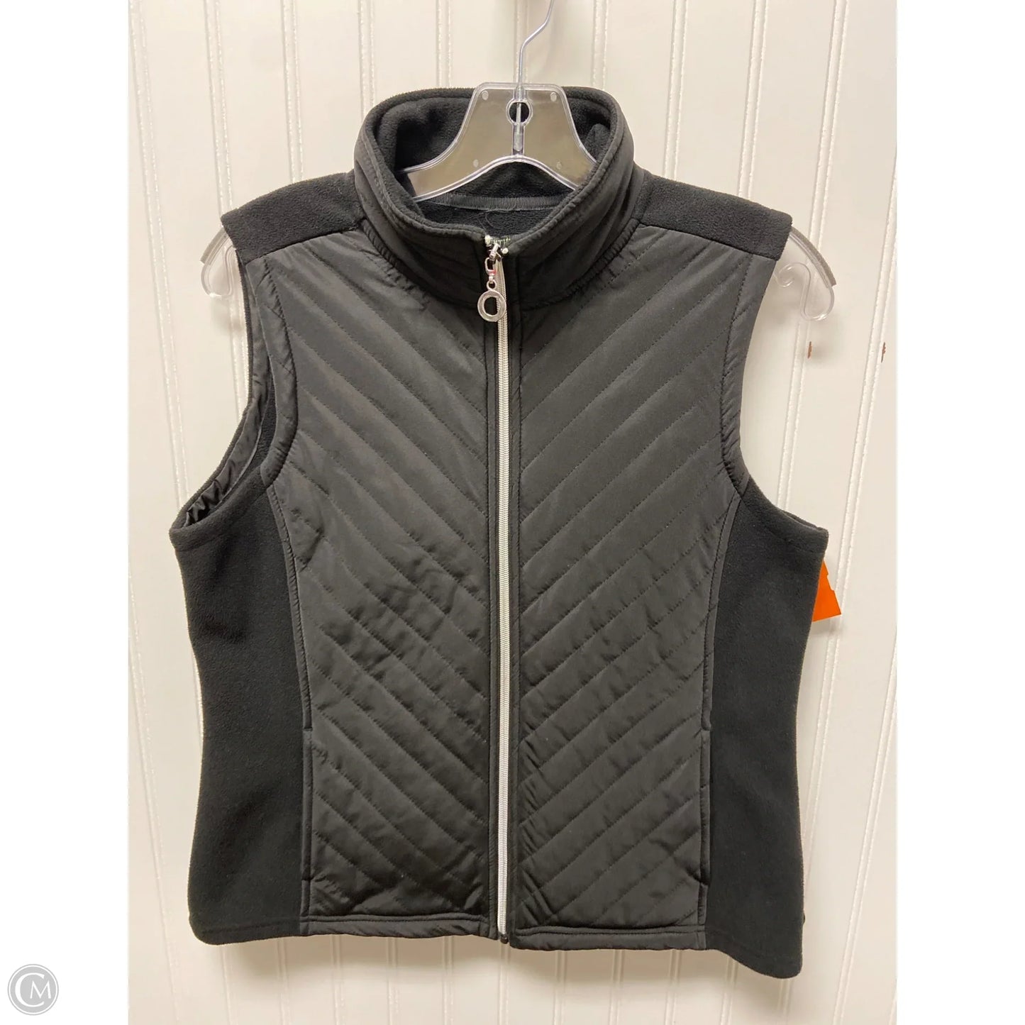 Vest Fleece By For Cynthia In Black, Size: Lp