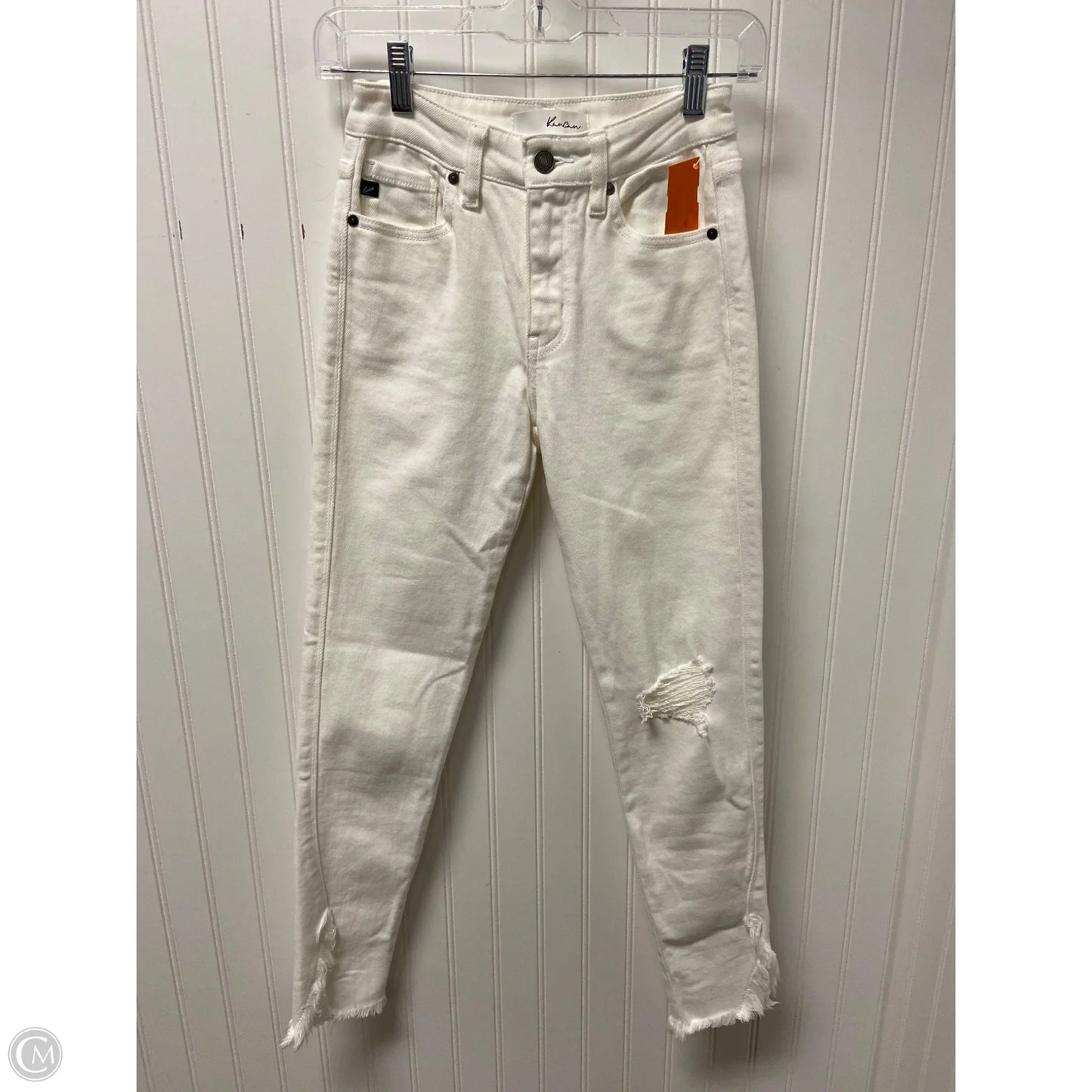 Jeans Skinny By Kancan In White, Size: 0