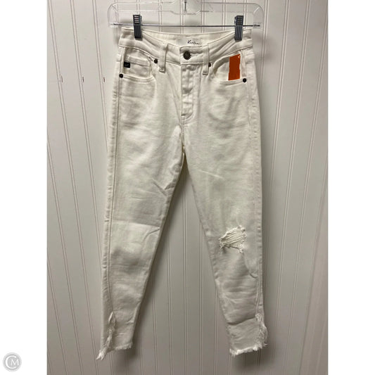 Jeans Skinny By Kancan In White, Size: 0