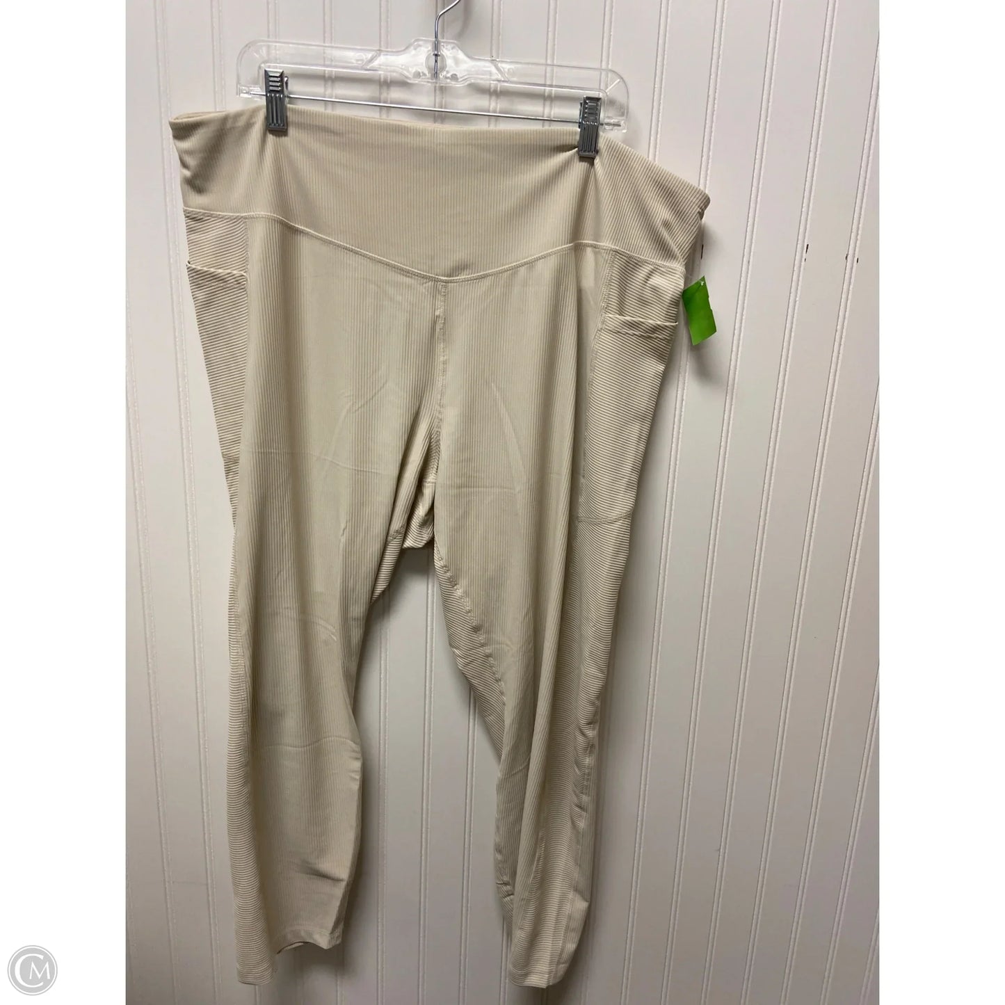 Athletic Leggings By Old Navy In Beige, Size: 3x