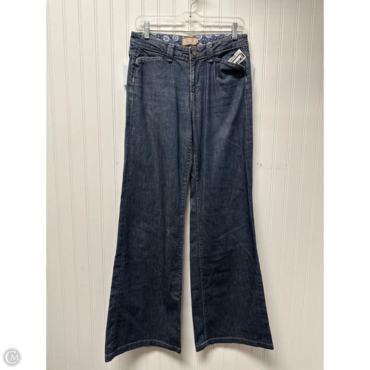 Jeans Wide Leg By Paige In Blue Denim, Size: 6