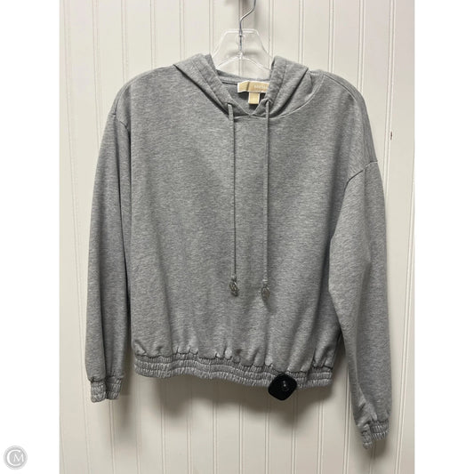 Sweatshirt Hoodie By Michael By Michael Kors In Grey, Size: S