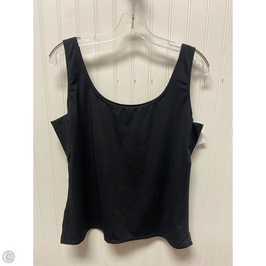 Top Sleeveless By Jockey In Black, Size: 3x
