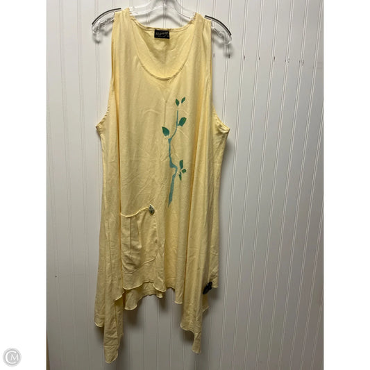 Dress Casual Maxi By Clothes Mentor In Yellow, Size: 2x