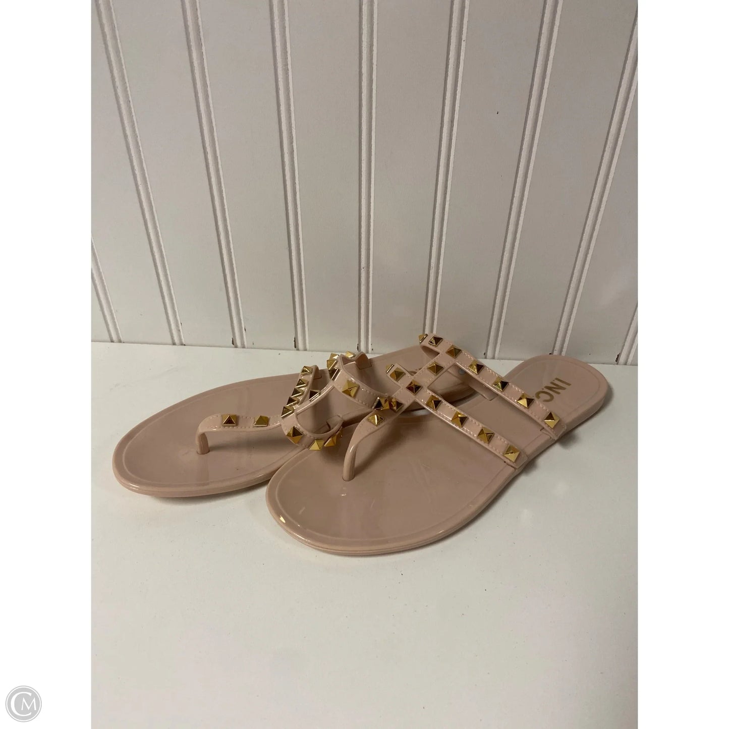 Sandals Flats By Inc In Cream, Size: 8