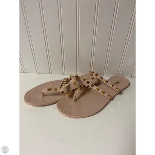 Sandals Flats By Inc In Cream, Size: 8