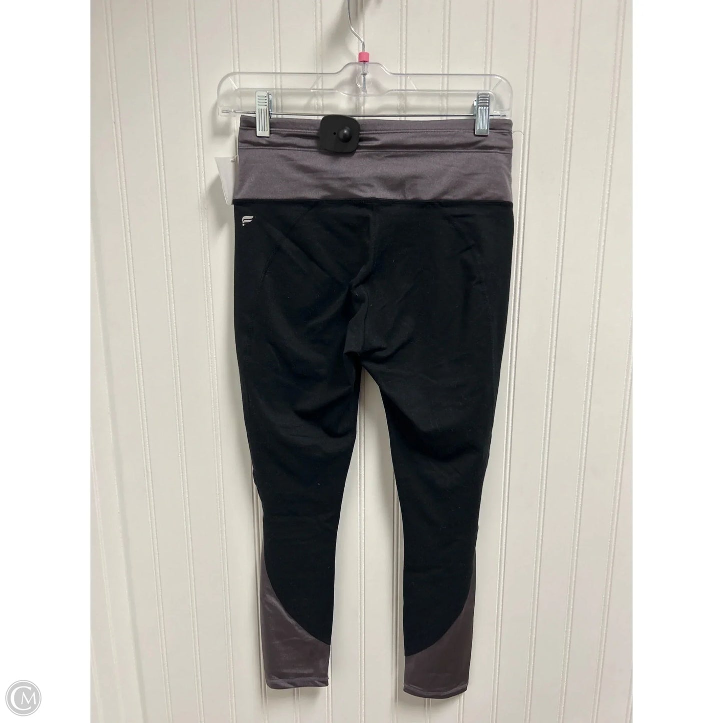 Athletic Leggings By Fabletics In Black & Purple, Size: S
