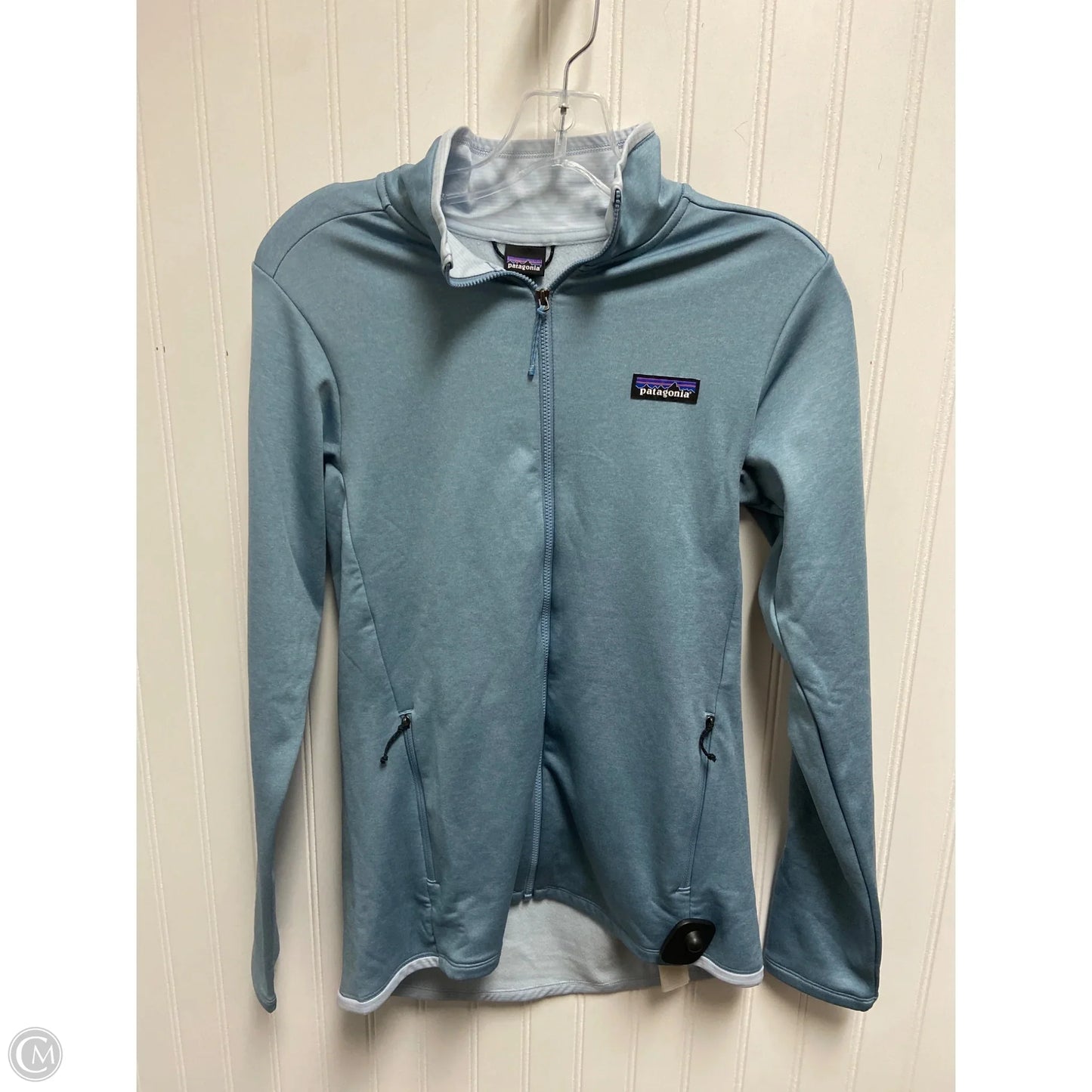 Athletic Jacket By Patagonia In Blue, Size: S