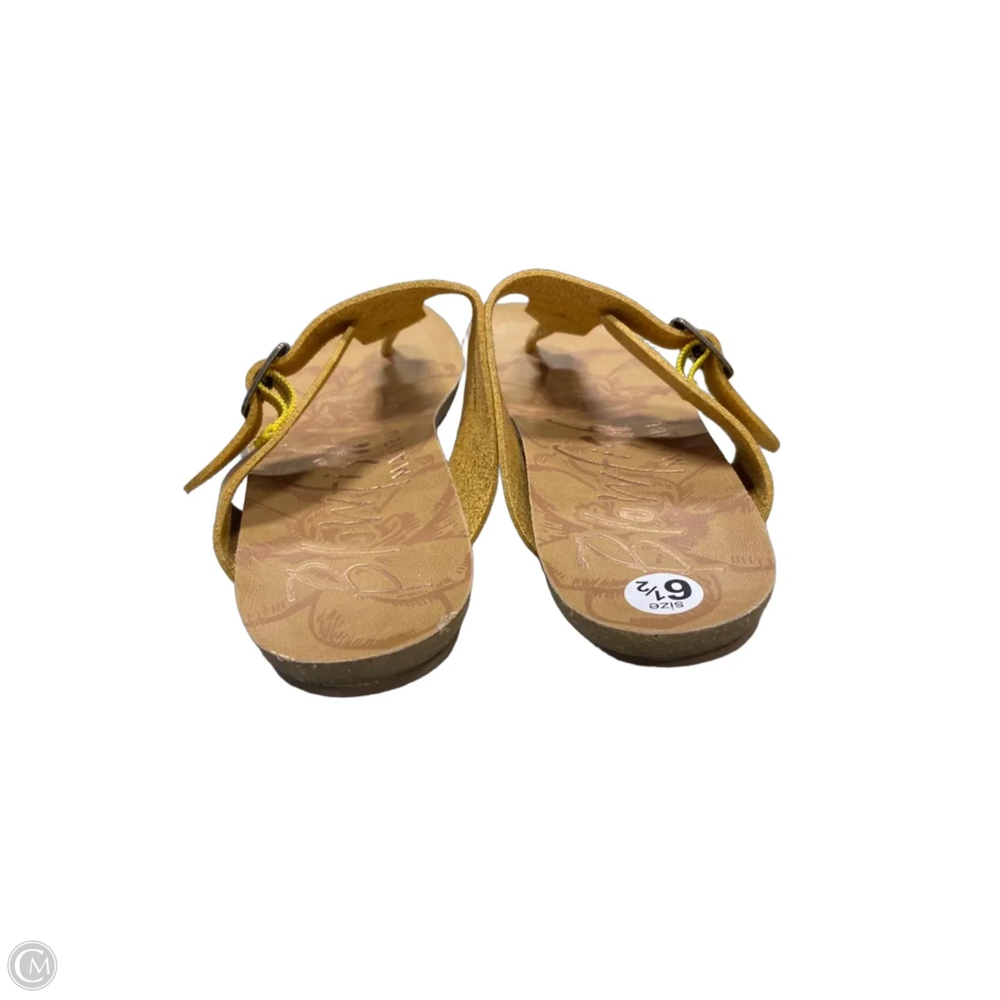 Sandals Flats By Blowfish In Yellow, Size: 6.5