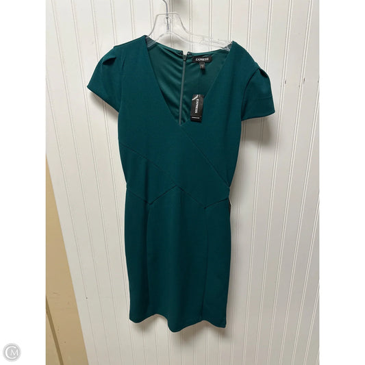 Dress Work By Express In Green, Size: S