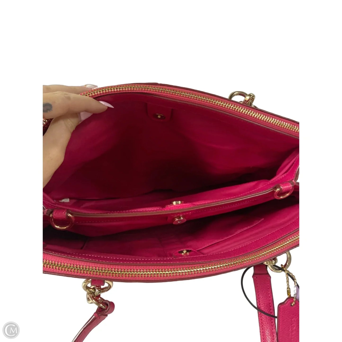 Handbag Designer By Coach, Size: Large
