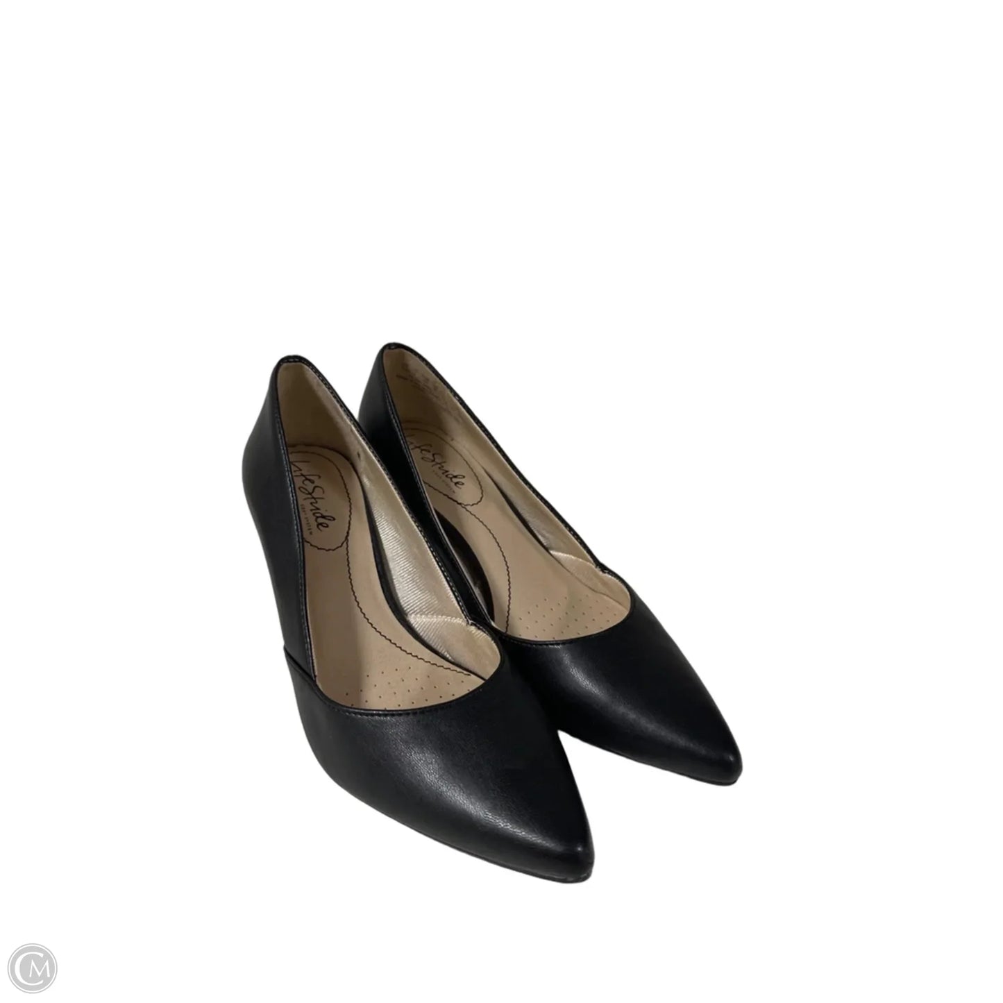 Shoes Heels Kitten By Life Stride In Black, Size: 7.5