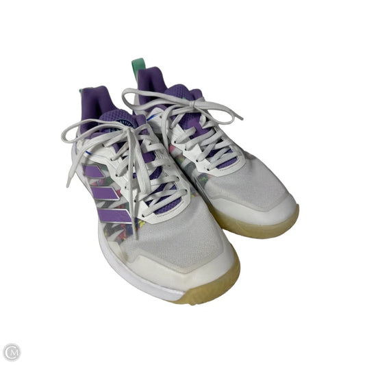Shoes Athletic By Adidas In Purple & White, Size: 7.5