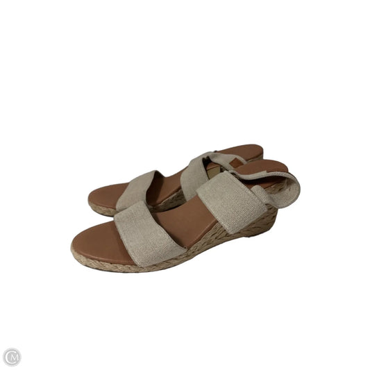 Sandals Heels Block By Tommy Bahama In Beige, Size: 8