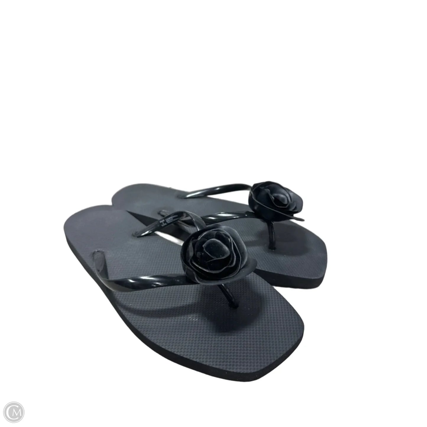 Sandals Flip Flops By Shade & Shore In Black, Size: 9