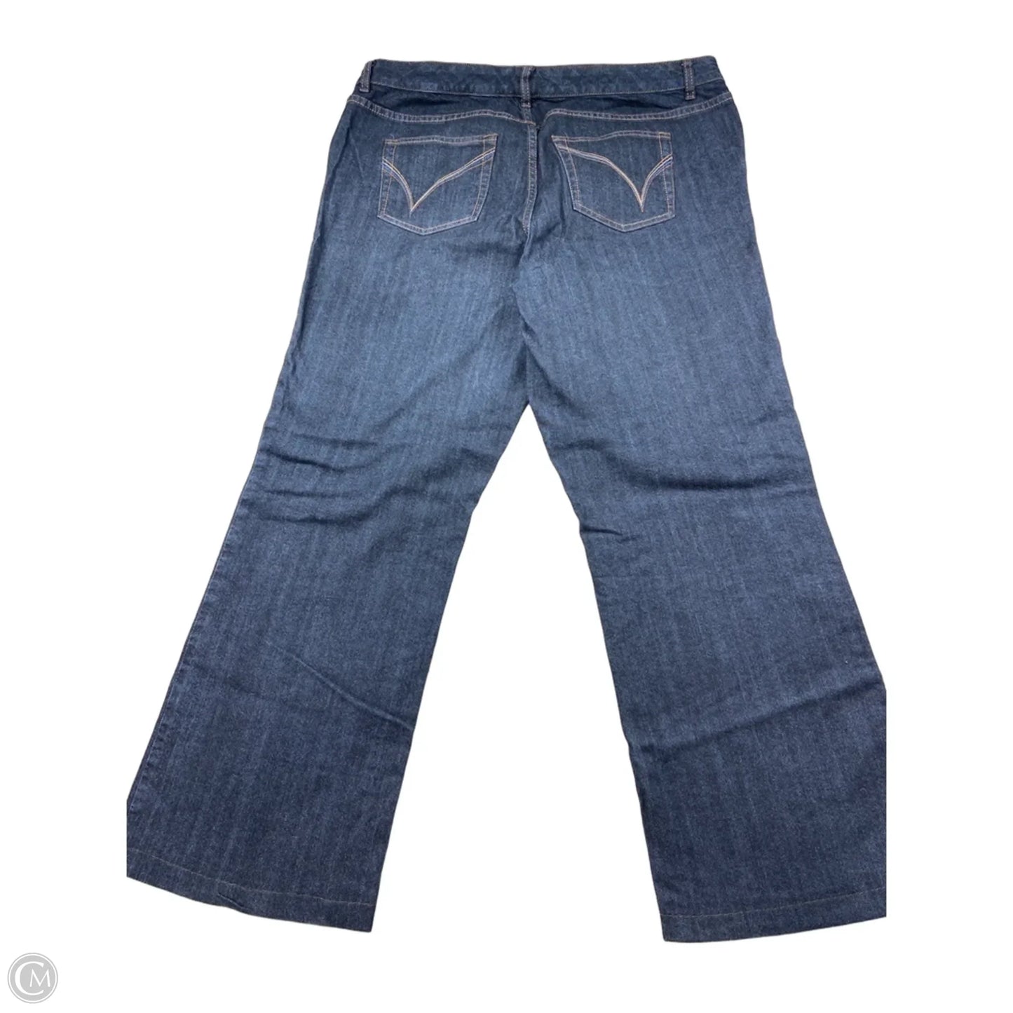 Jeans Boot Cut By Venezia In Blue Denim, Size: 4x