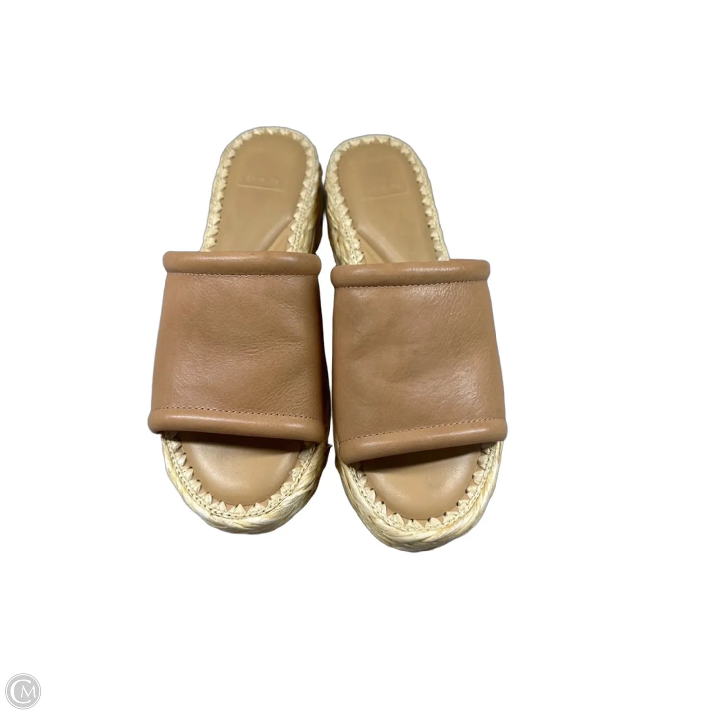 Sandals Heels Wedge By Dolce Vita In Tan, Size: 8