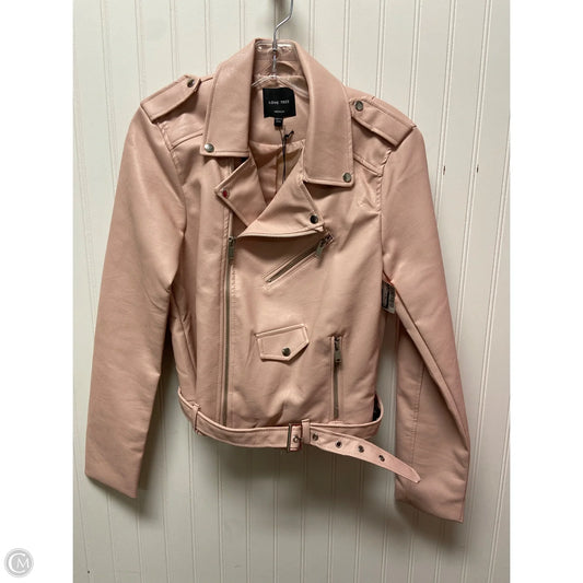 Jacket Moto By Love Tree In Pink, Size: M