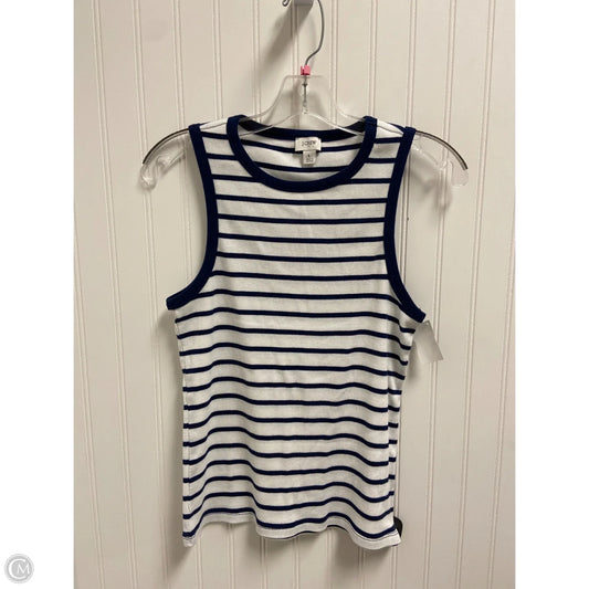 Top Sleeveless By J. Crew In Striped Pattern, Size: L