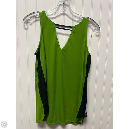 Top Sleeveless By Worthington In Green, Size: M