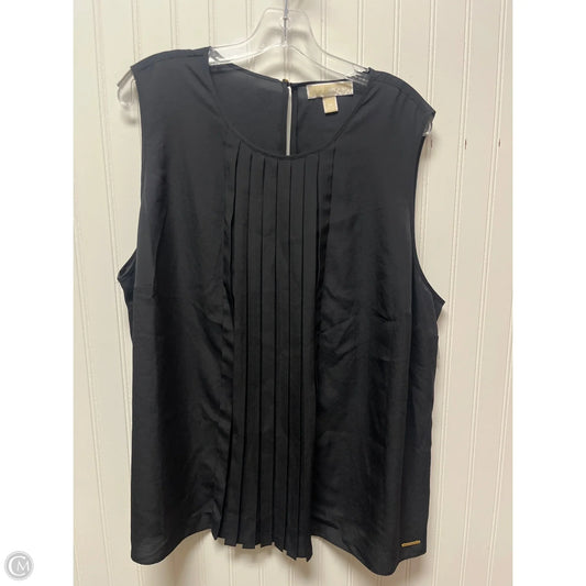 Top Sleeveless By Michael By Michael Kors In Black, Size: 3x