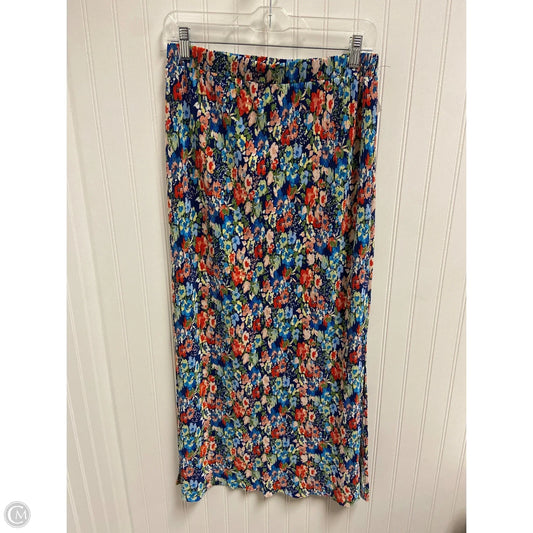 Skirt Maxi By Wayf In Floral Print, Size: L