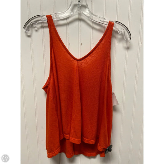 Top Sleeveless By Free People In Orange, Size: Xs