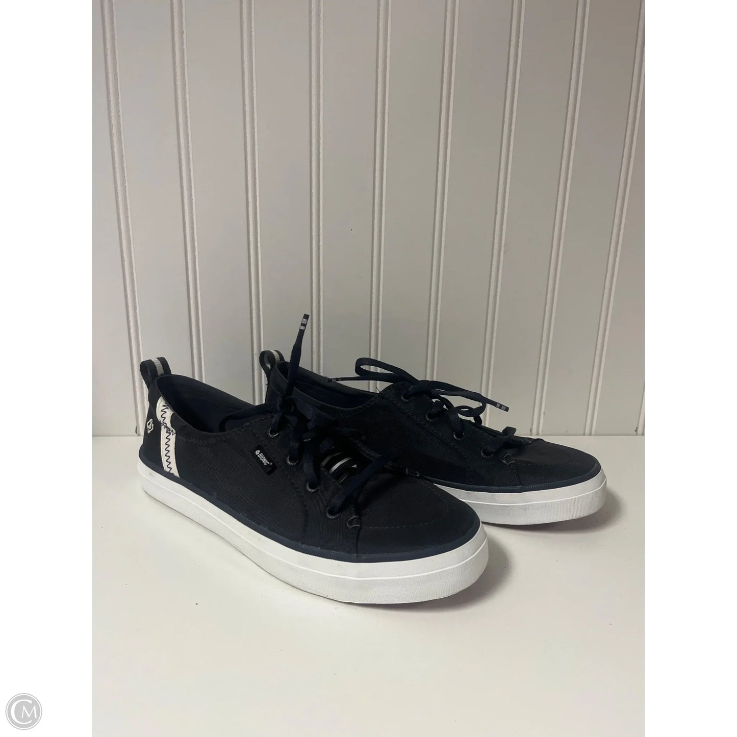Shoes Sneakers By Sperry In Black, Size: 8.5