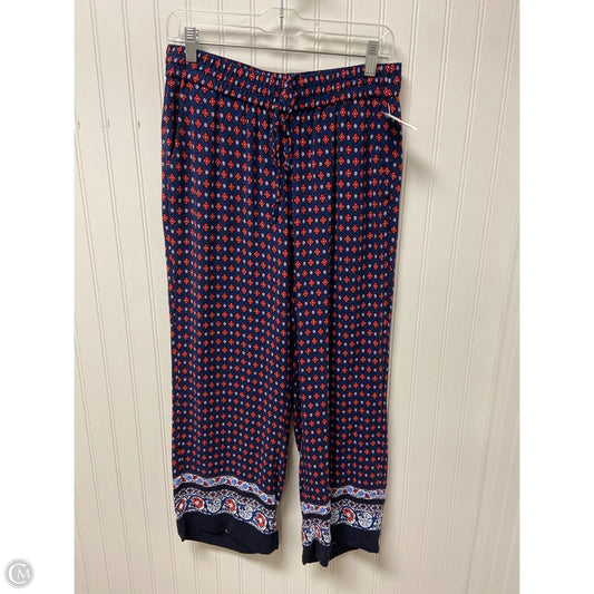 Pants Lounge By Loft In Blue & Red, Size: S