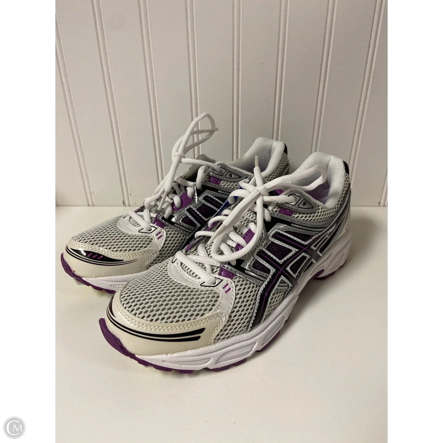 Shoes Athletic By Asics In Purple & White, Size: 8.5