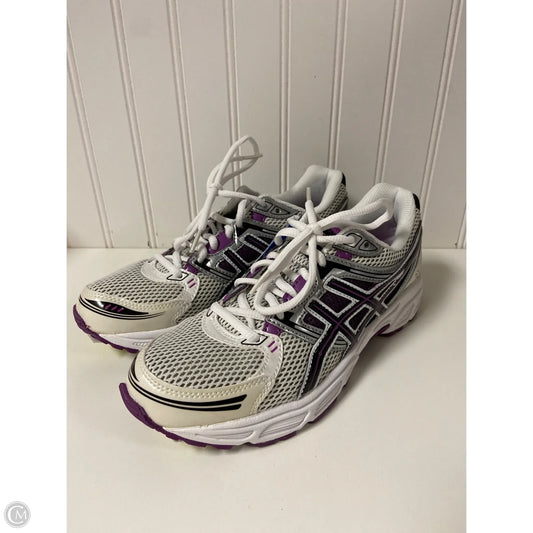 Shoes Athletic By Asics In Purple & White, Size: 8.5