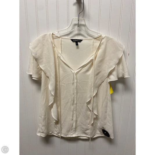 Top Sleeveless By Express In Cream, Size: Xs