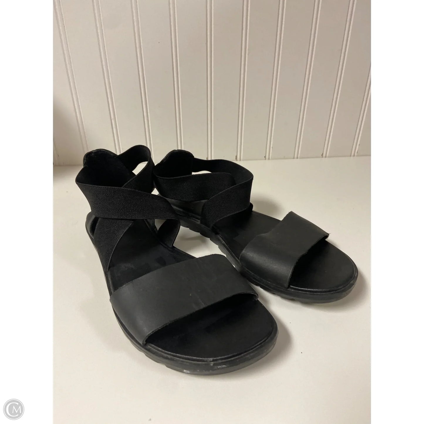 Sandals Flats By Sorel In Black, Size: 7