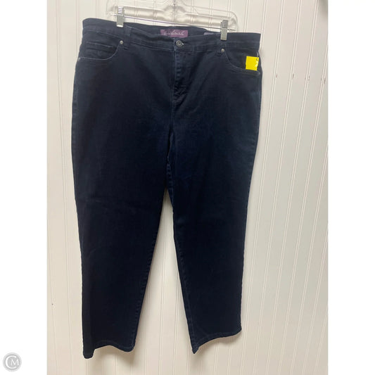 Jeans Skinny By Gloria Vanderbilt In Blue Denim, Size: 16