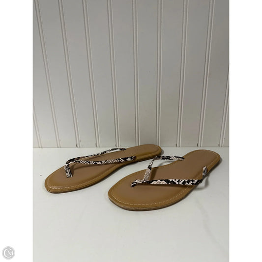 Sandals Flats By Old Navy In Brown, Size: 8
