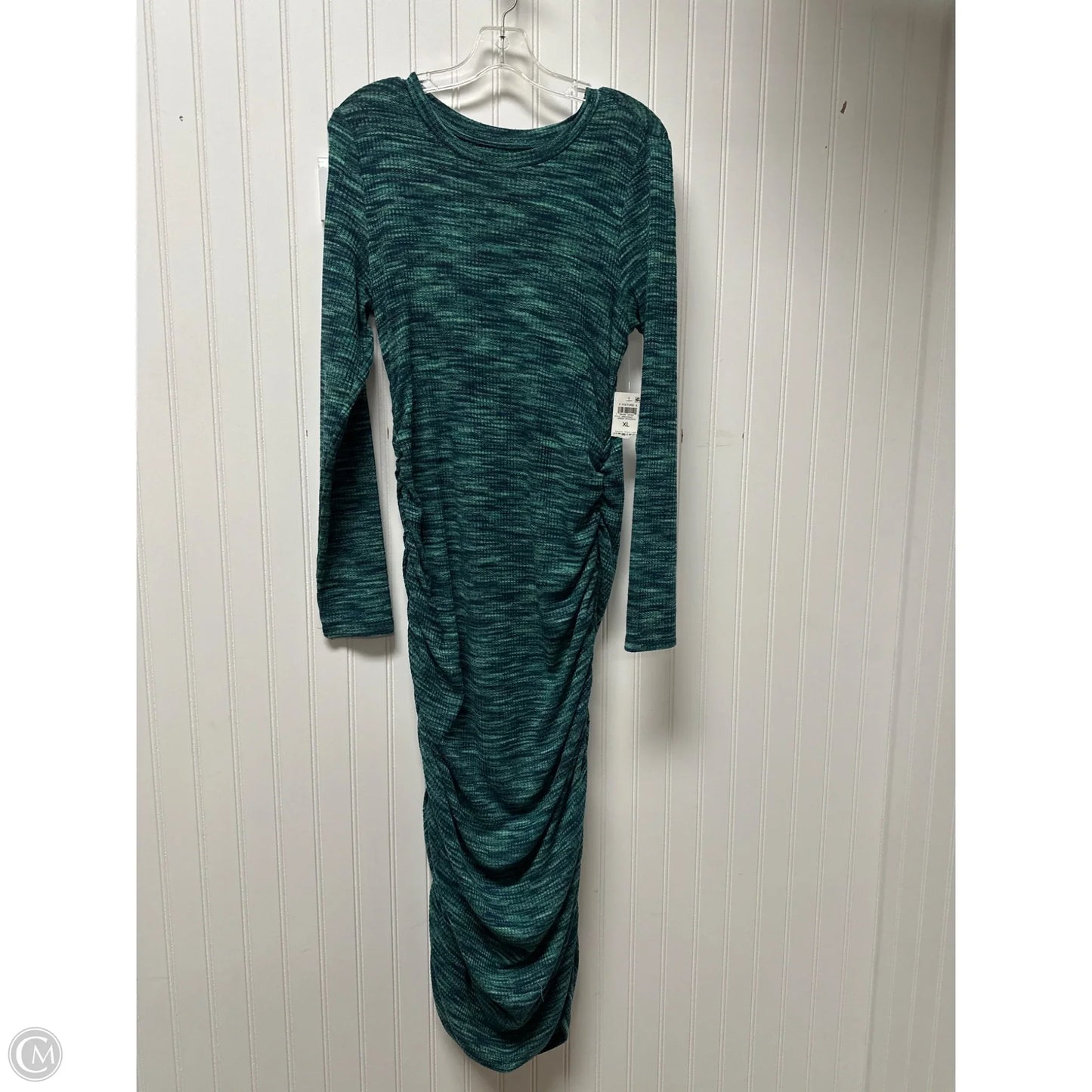 Dress Casual Maxi By And Now This In Blue & Green, Size: Xl