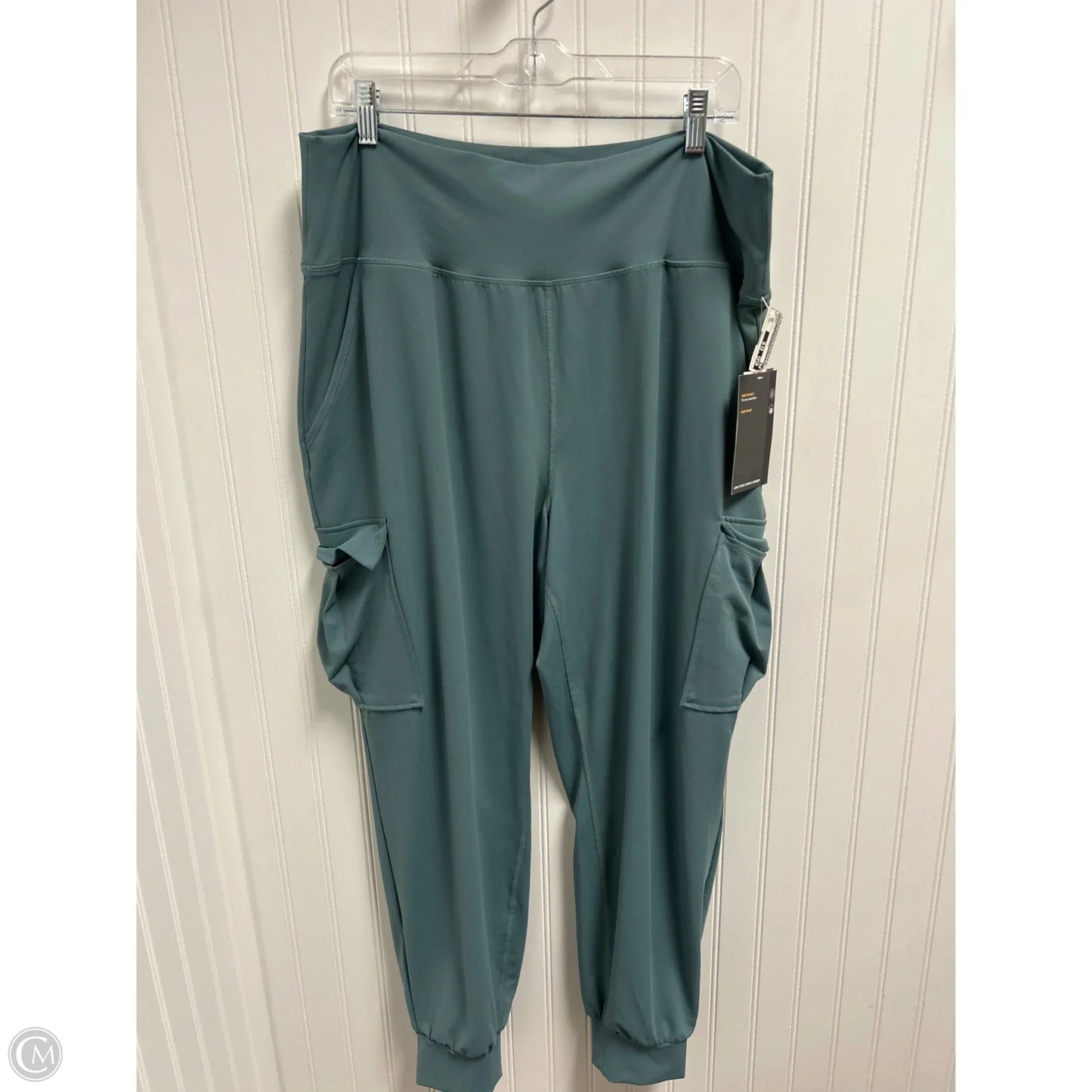 Athletic Leggings By Avia In Green, Size: 1x