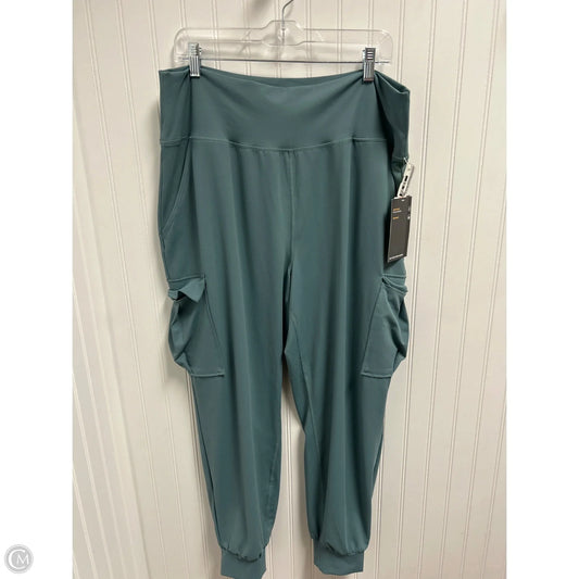 Athletic Leggings By Avia In Green, Size: 1x
