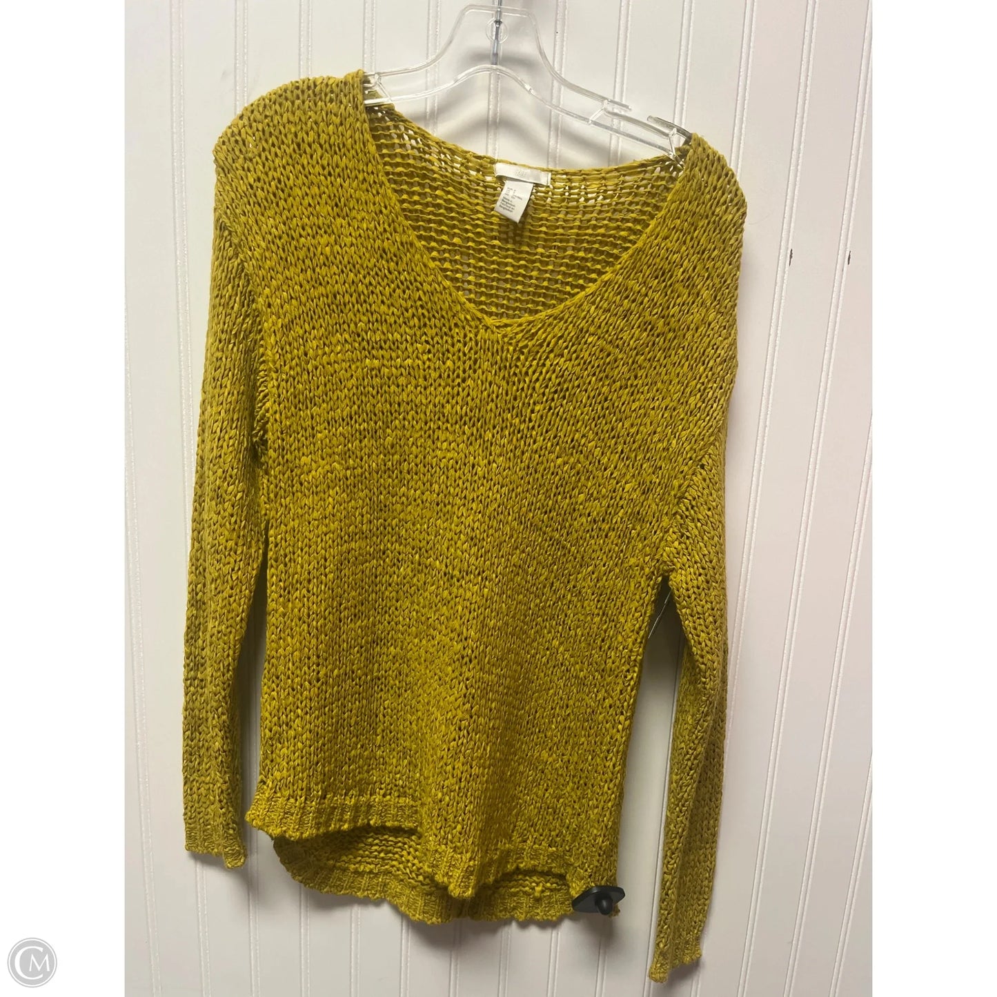 Sweater By H&m In Yellow, Size: S