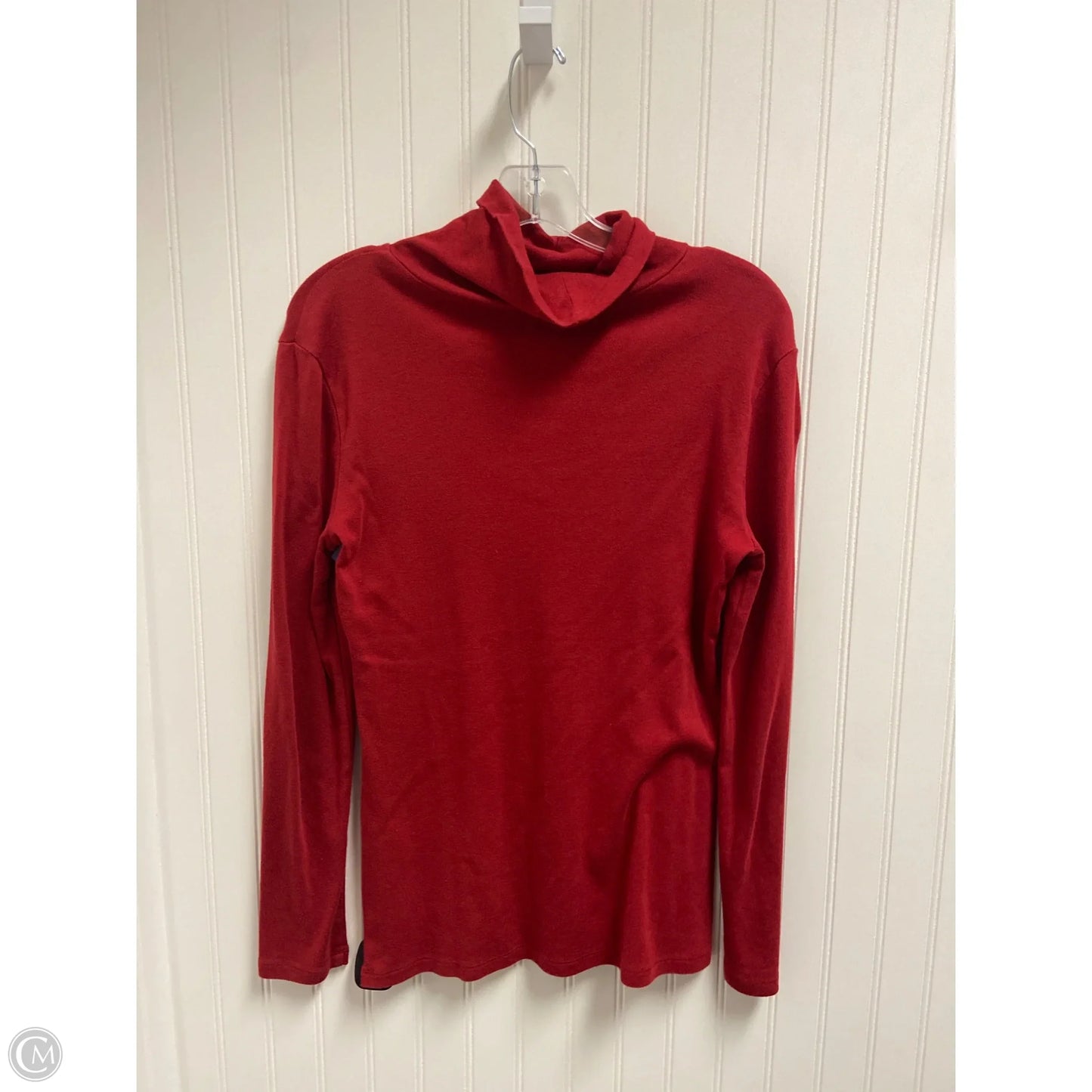 Top Long Sleeve By Gap In Red, Size: M